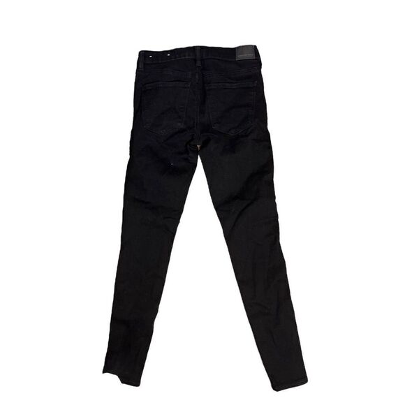 American Eagle Jeans Women’s 2 Next Level Stretch Black Skinny High Rise Denim - Picture 8 of 9